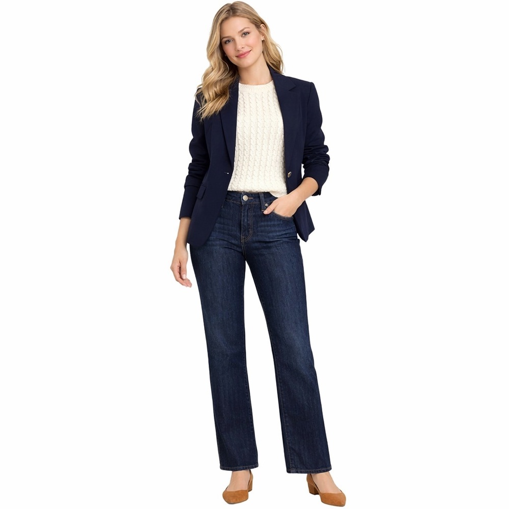Ann Taylor Dark Blue Straight Leg Women's Jeans